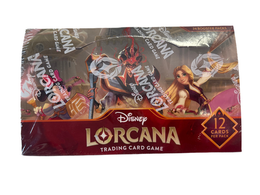 DISNEY LORCANA TRADING CARD GAME REIGN OF JAFAR SEALED BOOSTER BOX