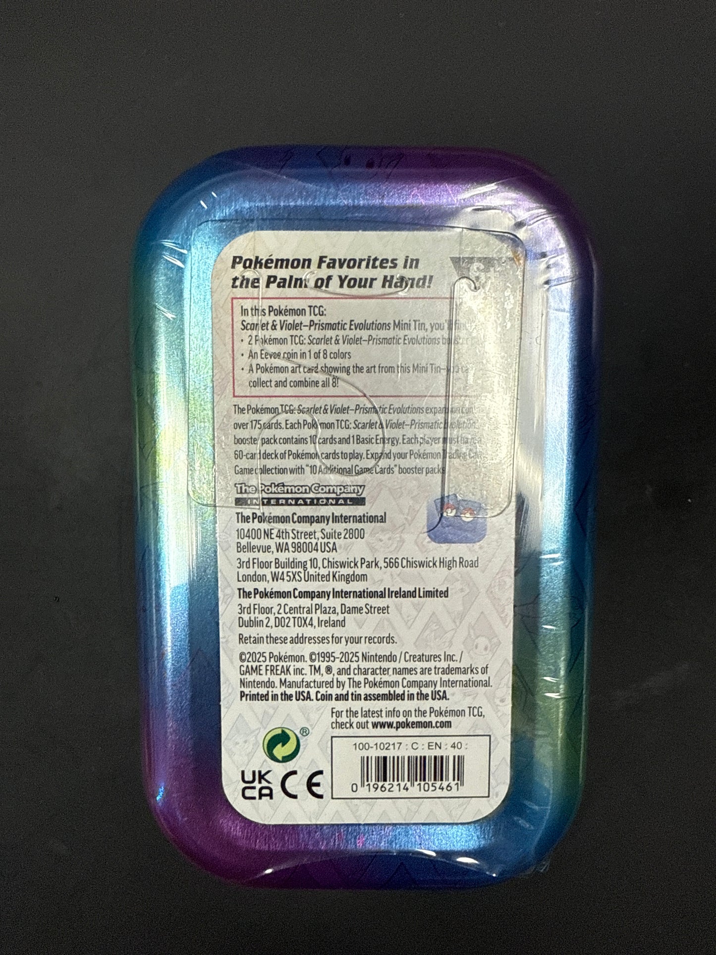 POKEMON TCG FLAREON MINI TIN