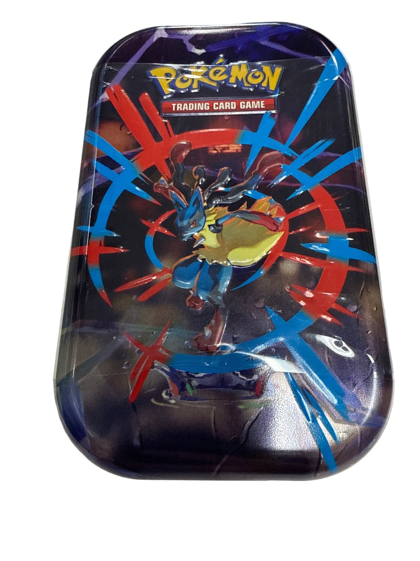 POKEMON TCG MEGA EVOLUTION 2 PACK TIN LUCARIO
