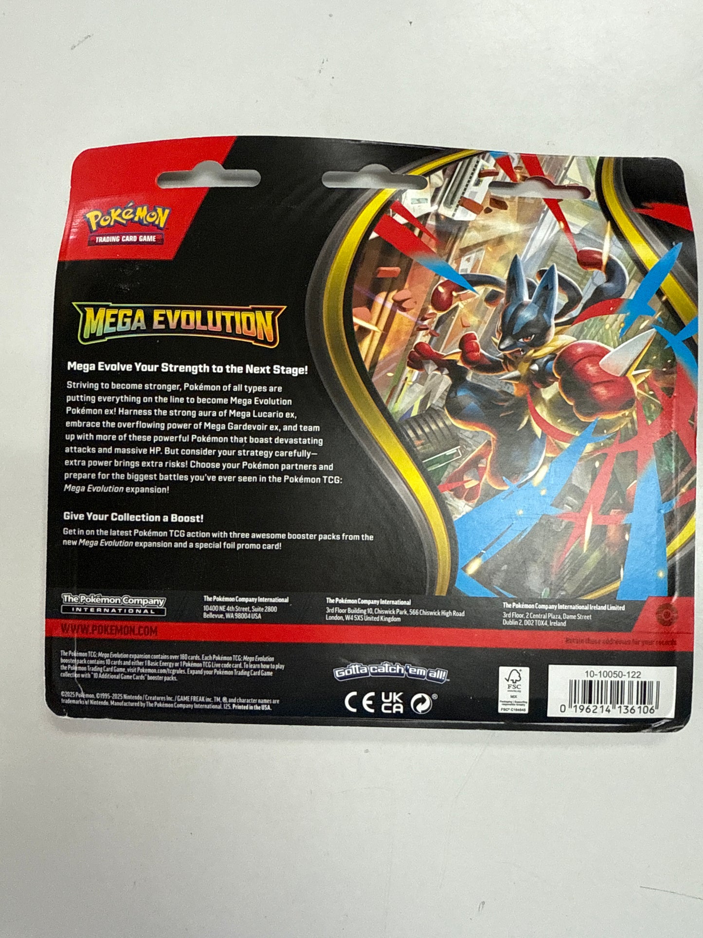 POKEMON TCG MEGA EVOLUTION 3 PACK BLISTER