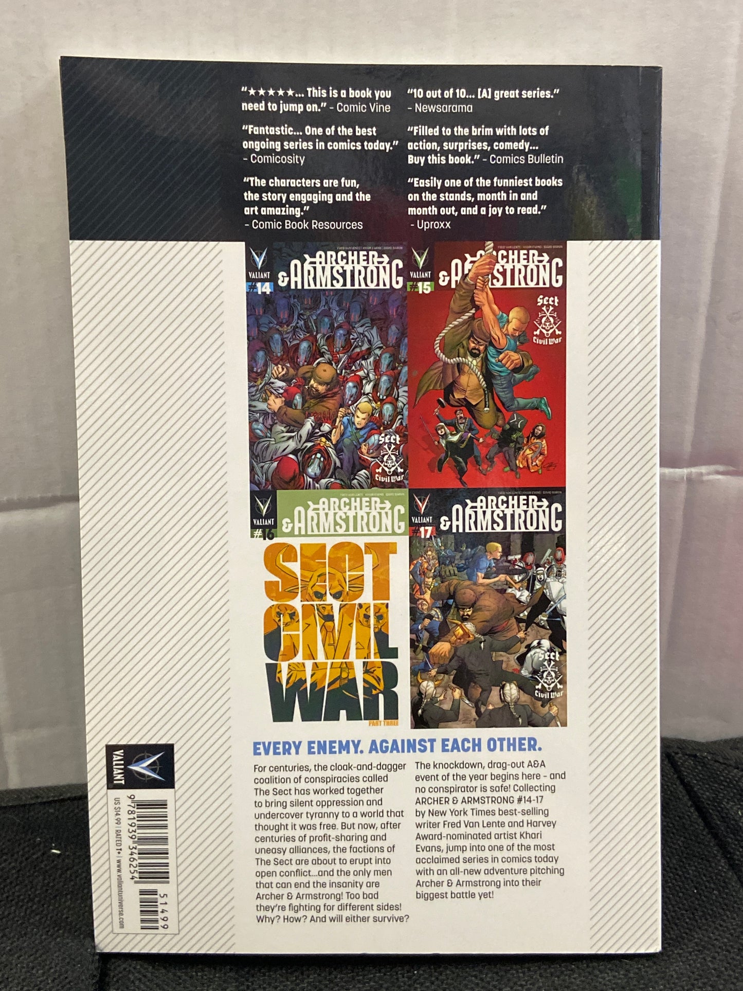 VALIANT ARCHER AND ARMSTRONG VOL 4 SECRET CIVIL WAR