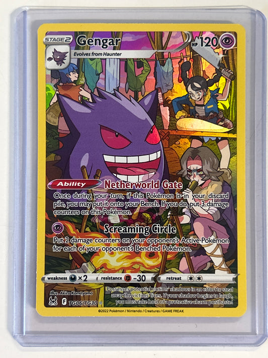POKÉMON TCG GENGAR LOST ORIGIN TRAINER GALLERY TG06/TG30 NEAR MINT CONDITION