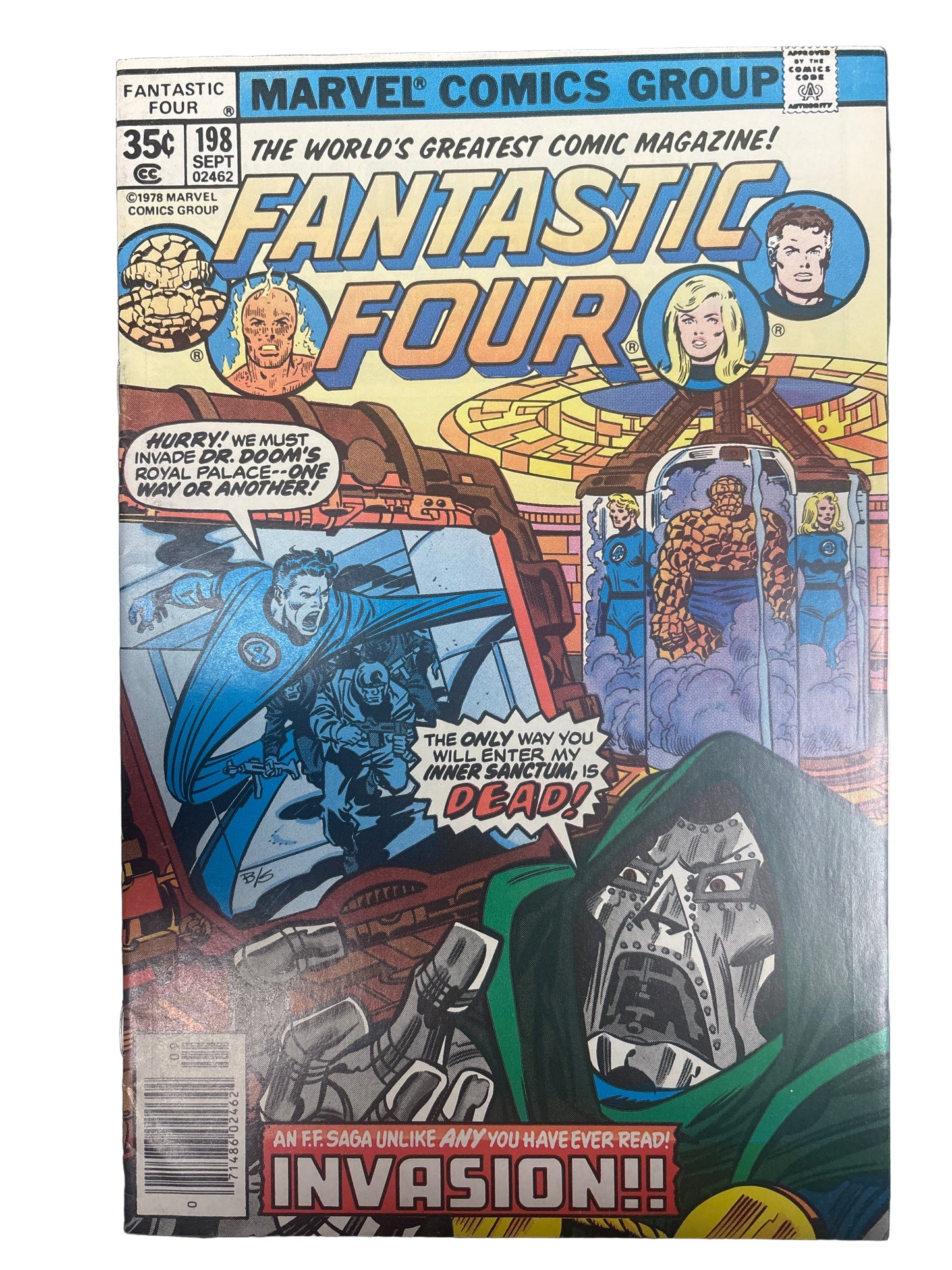 MARVEL COMICS FANTASTIC FOUR VOL 1 ISSUE #198