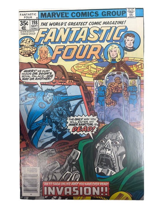 MARVEL COMICS FANTASTIC FOUR VOL 1 ISSUE #198