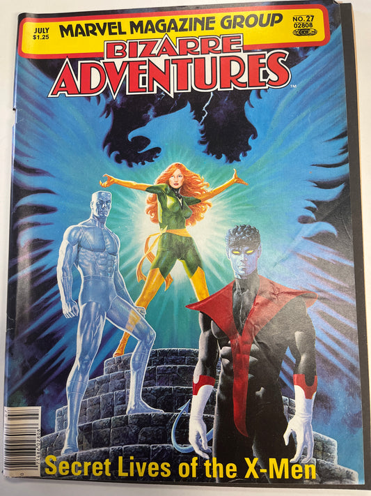 MARVEL MAGAZINE GROUP BIZARRE ADVENTURES SECRET LIVES OF THE X-MEN