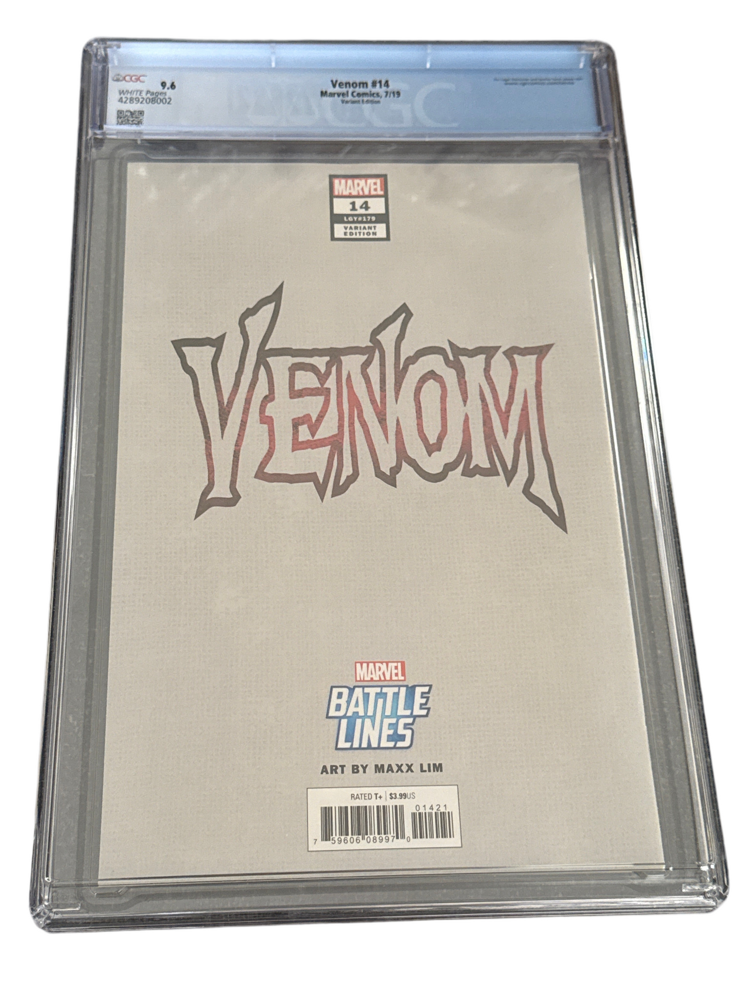 MARVEL VENOM #14 VARIANT EDITION CGC 9.6
