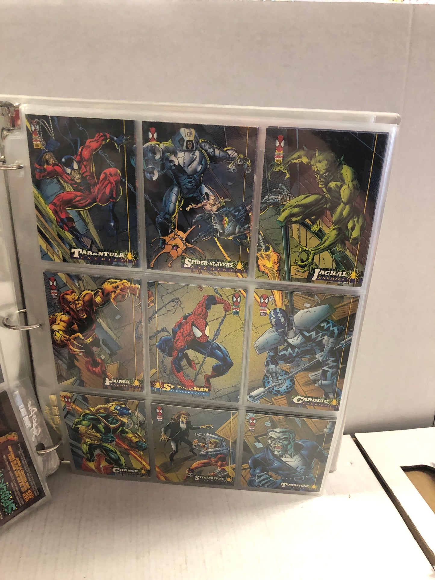 1994 MARVEL SPIDER-MAN TRADING CARDS  1ST EDITION FULL BASE SET 1-150