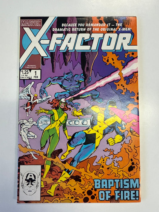 MARVEL COMICS X-FACTOR #1 BAPTISIM OF FIRE! NM X-MEN