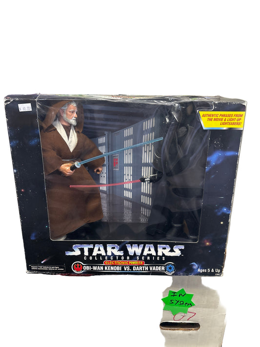 STAR WARS COLLECTOR SERIES OBI-WAN KENOBI VS DARTH VADER ACTION FIGURES KENNER