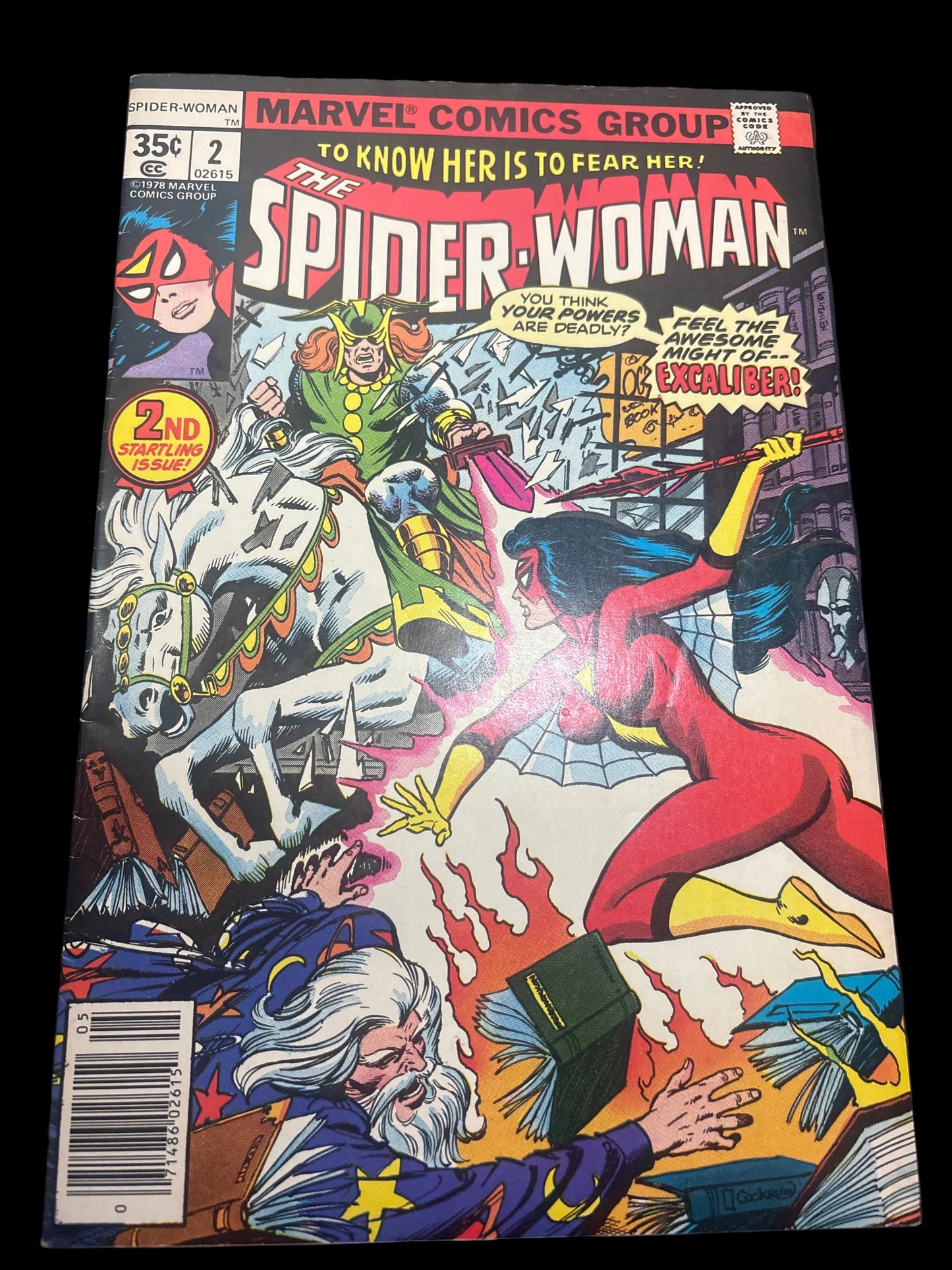 MARVEL COMICS GROUP THE SPIDER-WOMAN #2 NEWSSTAND