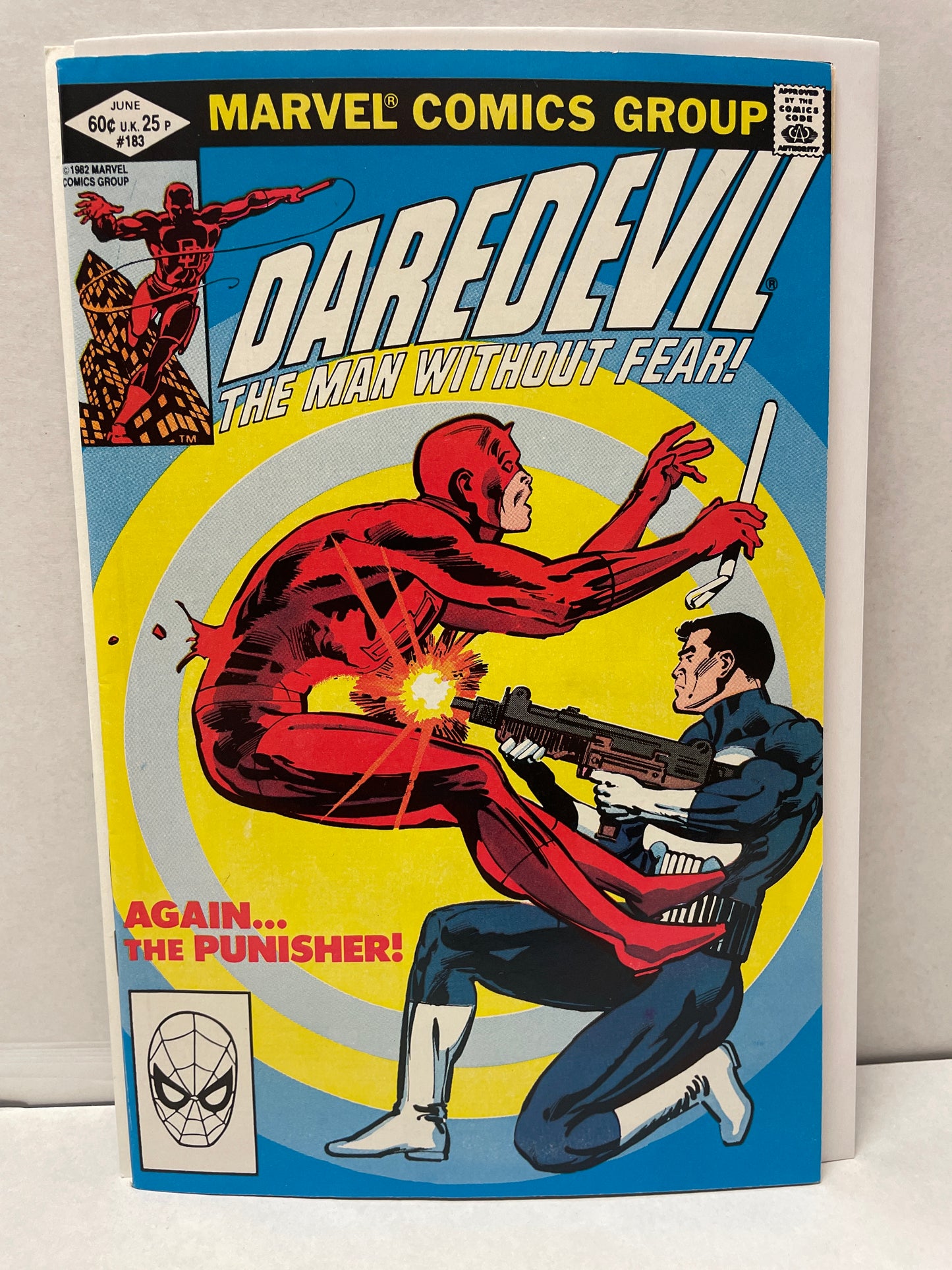 DAREDEVIL #183 NM+ GEM! (1982 MARVEL KEY COMIC) FAMOUS FRANK MILLER PUNISHER COVER > CGC ME!