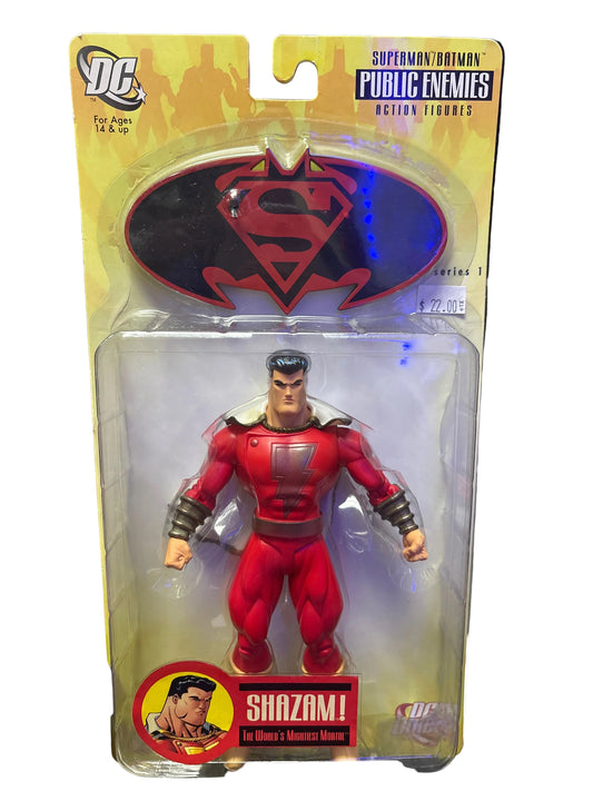 DC SUPERMAN/BATMAN PUBLIC ENEMIES ACTION FIGURES SHAZAM