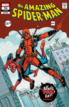 MARVEL COMICS AMAZING SPIDER-MAN #70 BRENT SCHOONOVER APRIL POOL'S DAY VARIANT [DOOM]