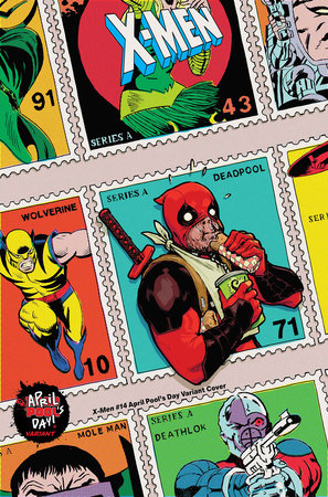 MARVEL COMICS X-MEN #14 DAVID LOPEZ APRIL POOL'S DAY VARIANT