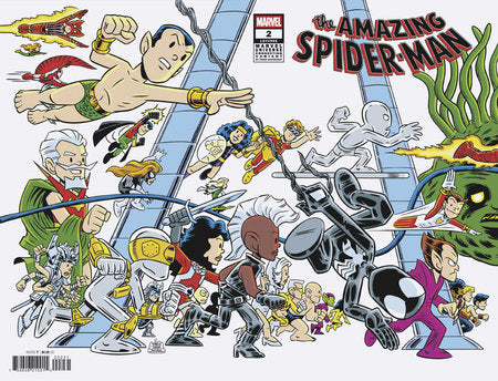 MARVEL COMICS AMAZING SPIDER-MAN #2 (2025) CHRIS GIARRUSSO MARVEL UNIVERSE CONNECTING WRAP VARIANT L