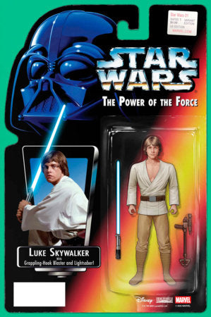 MARVEL COMICS STAR WARS #1 the power of the force JOHN TYLER CHRISTOPHER ACTION FIGURE VARIANT (2025)