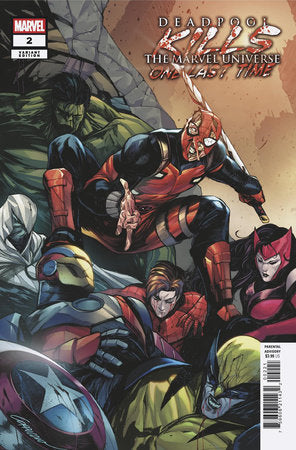 MARVEL COMICS DEADPOOL KILLS THE MARVEL UNIVERSE ONE LAST TIME #2 ALESSANDRO CAPPUCCIO VARIANT