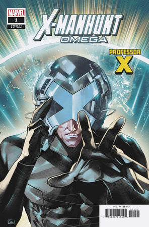 MARVEL COMICS X-MANHUNT OMEGA #1 EDWIN GALMON PROFESSOR X VARIANT [XMH]