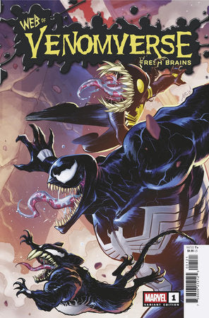 MARVEL COMICS WEB OF VENOMVERSE: FRESH BRAINS #1 ARIO ANINDITO CONNECTING VARIANT