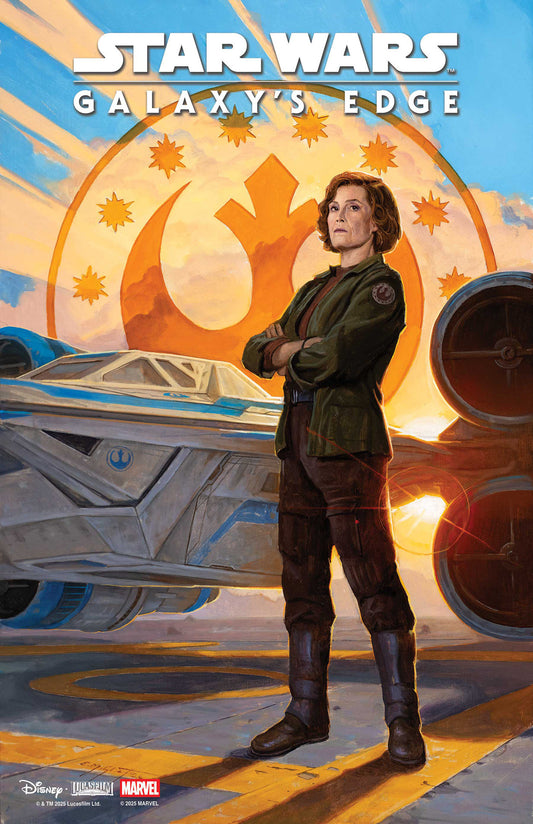Star Wars: Galaxy's Edge   Echoes Of The Empire #2 E.M. Gist Mandalorian & Grogu Variant