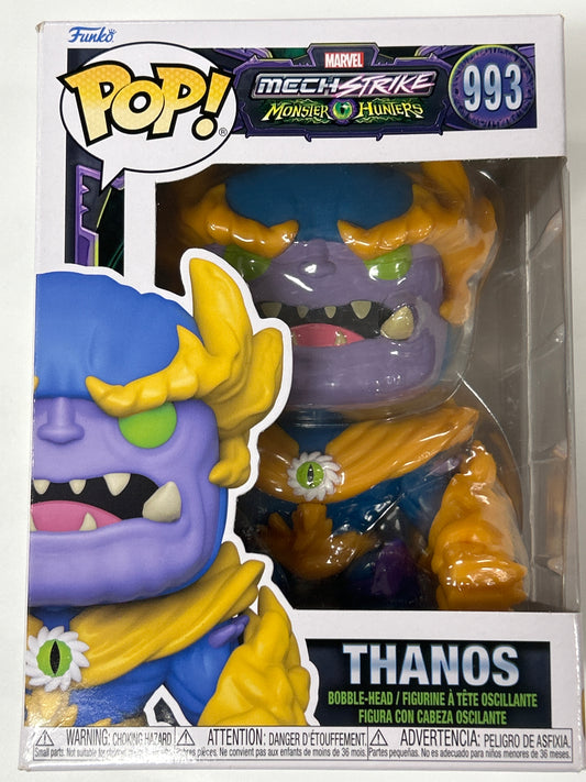 FUNKO POP MARVEL AVENGERS MECHSTRIKE MONSTER HUNTERS THANOS GREAT CONDITION