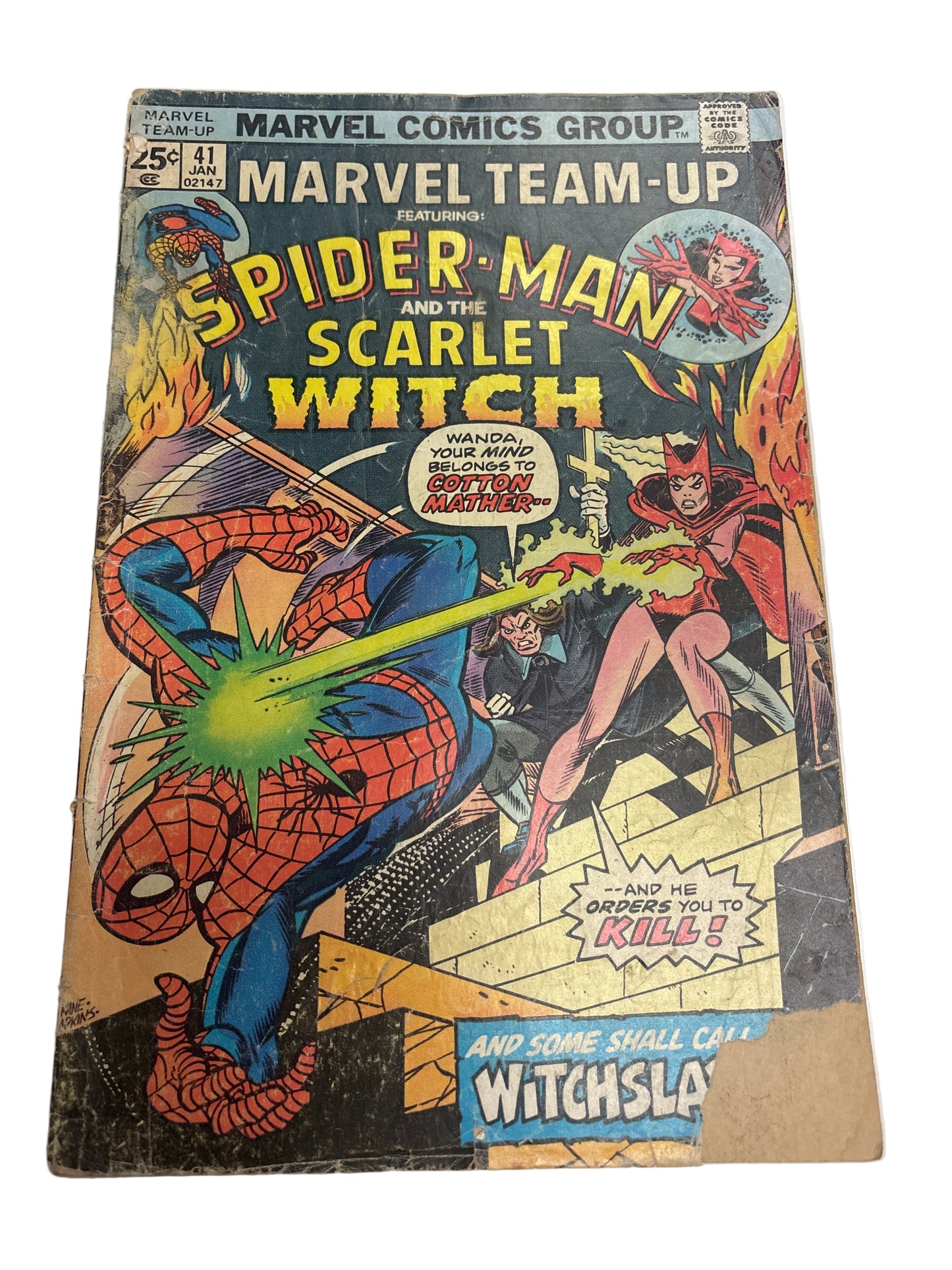 MARVEL COMICS GROUP SPIDER-MAN AND THE SCARLET WITCH #41