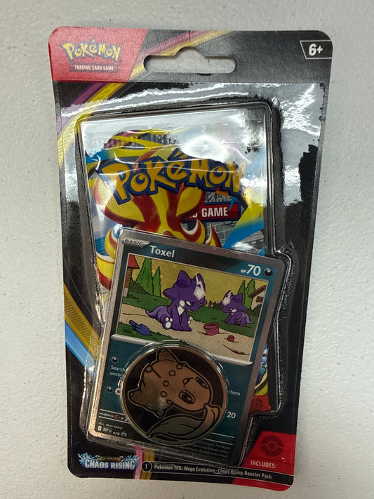 POKEMON TCG CHAOS RISING BLISTER HANGAR PACK W PROMO