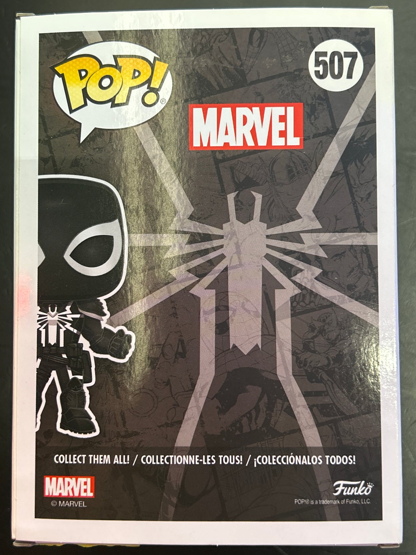 FUNKO POP MARVEL AGENT VENOM POP IN A BOX EXCLUSIVE GREAT CONDITION