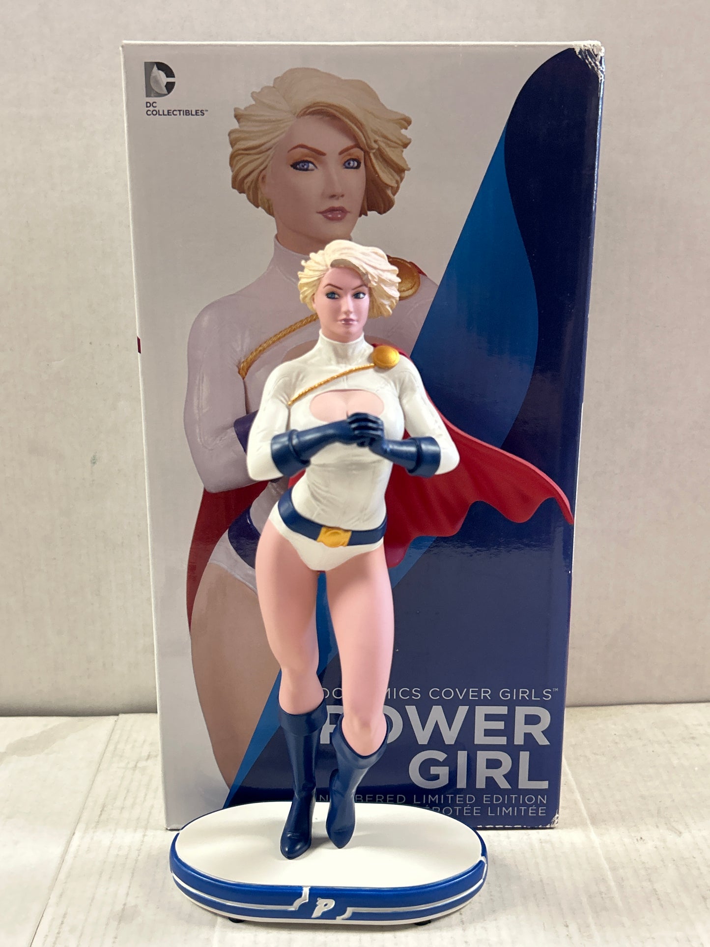 DC COLLECTABLES DC COMICS COVER GIRLS POWER GIRL NUMBERED LIMITED EDITION STATUE (BOX INCLUDED)