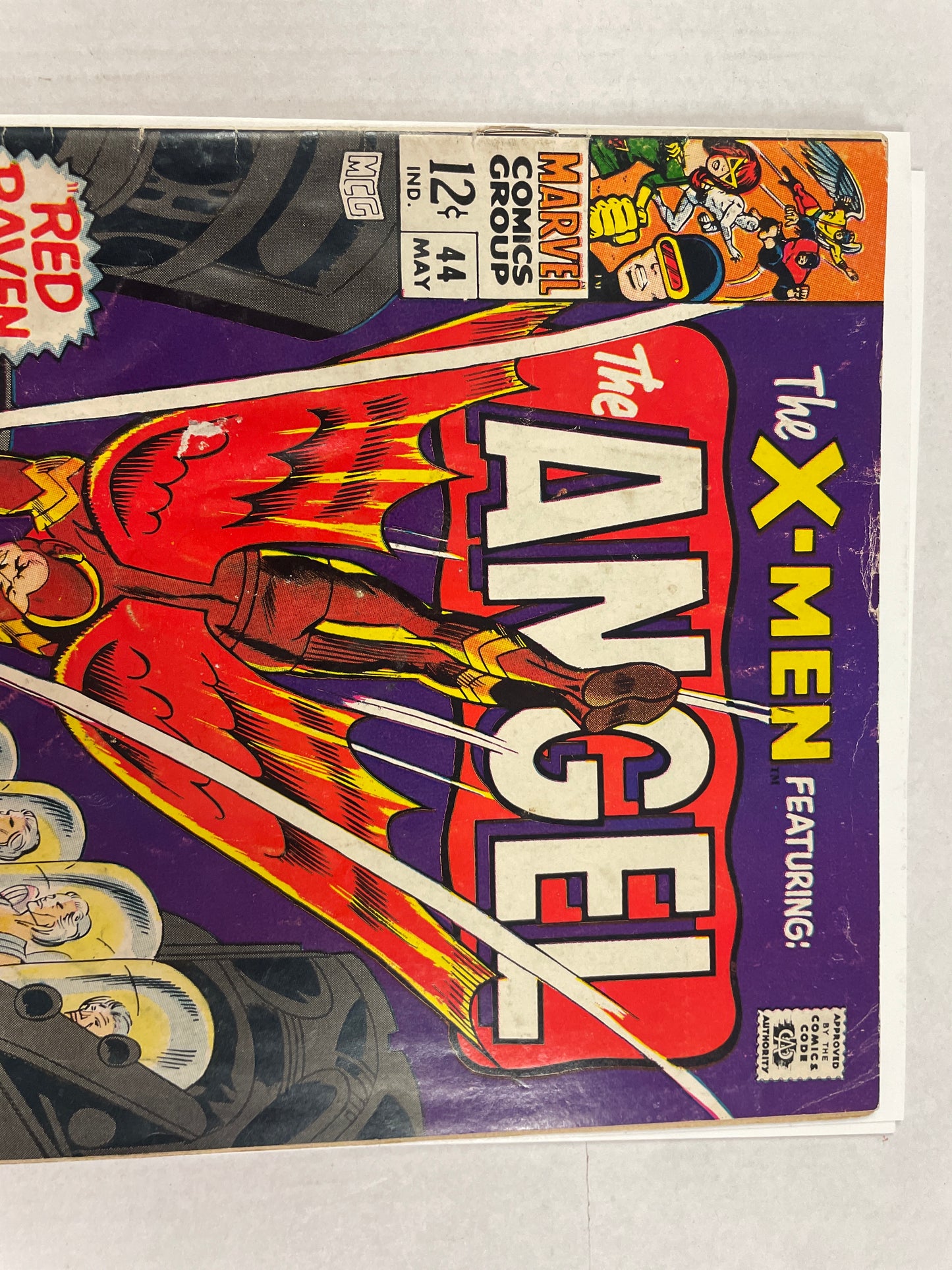 THE X-MEN #44 (1968 MARVEL SILVER AGE KEY) 1st RED RAVEN APPEARANCE!