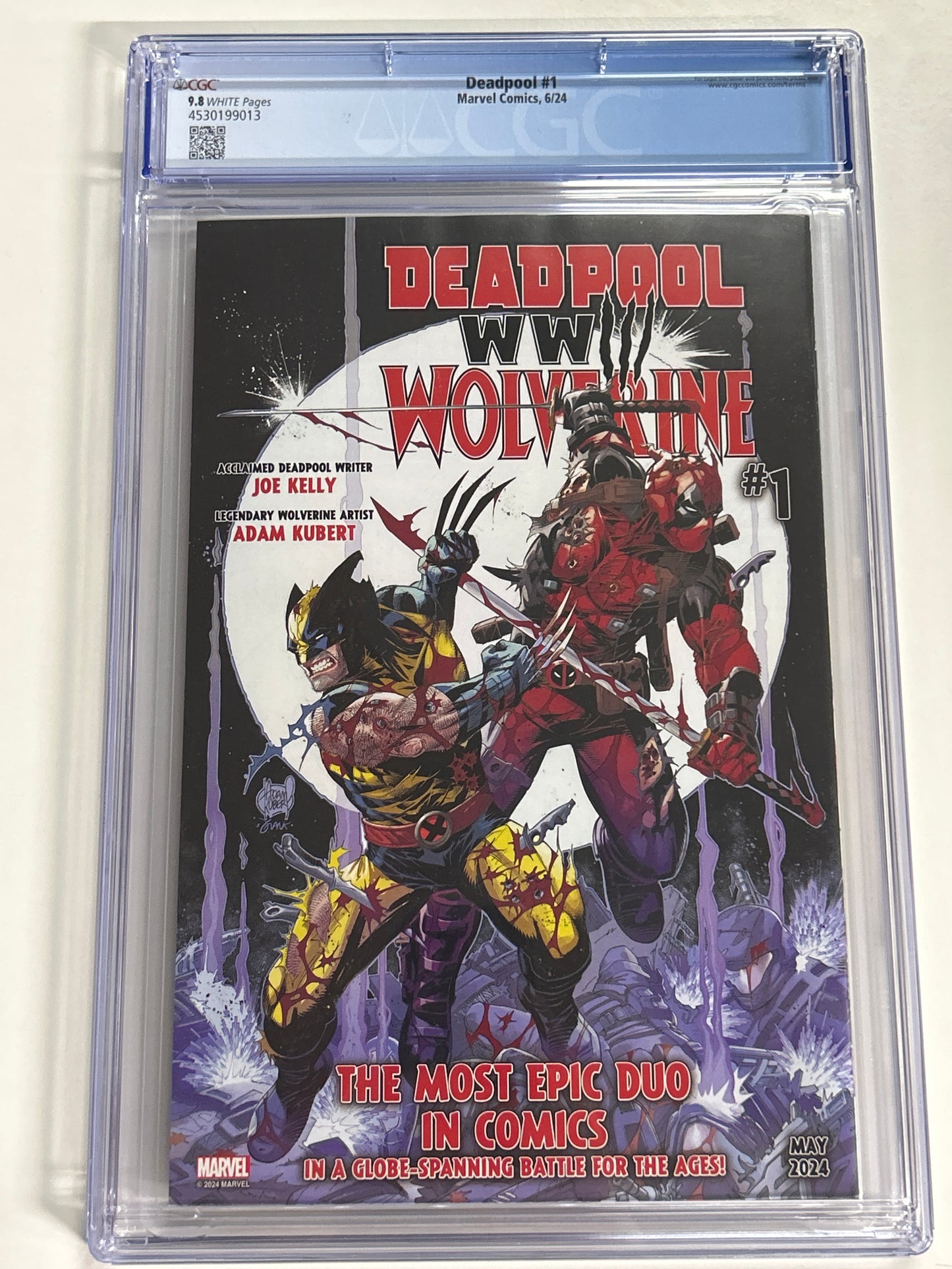 MARVEL COMICS DEADPOOL #1 TAURIN CLARKE VARIANT (2024) CGC 9.8 WP