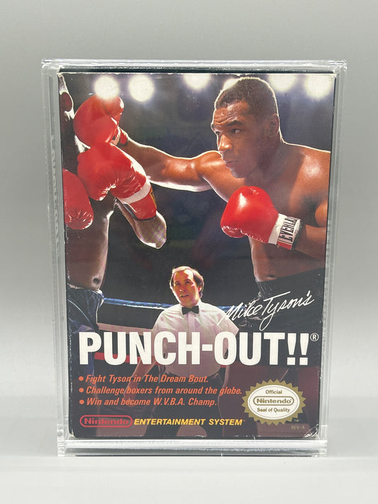 NINTENDO NES Mike Tyson’s Punch-Out!! In Box NEAR MINT/LIGHT PLAY