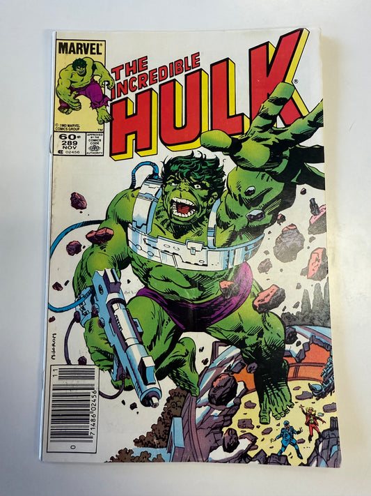 MARVEL COMICS THE INCREDIBLE HULK #289 1983 newstand FAIR