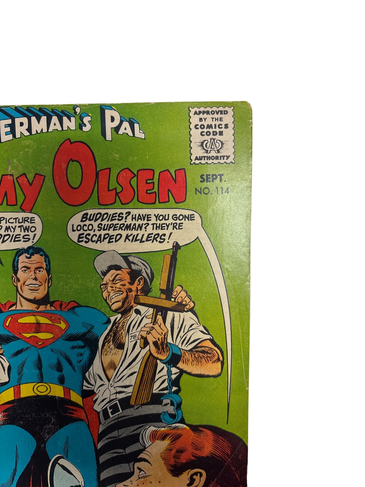 DC COMICS SUPERMANS PAL JIMMY OLSEN #114