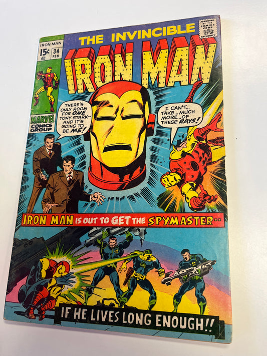 MARVEL THE INVISIBLE IRON MAN 34 FEB