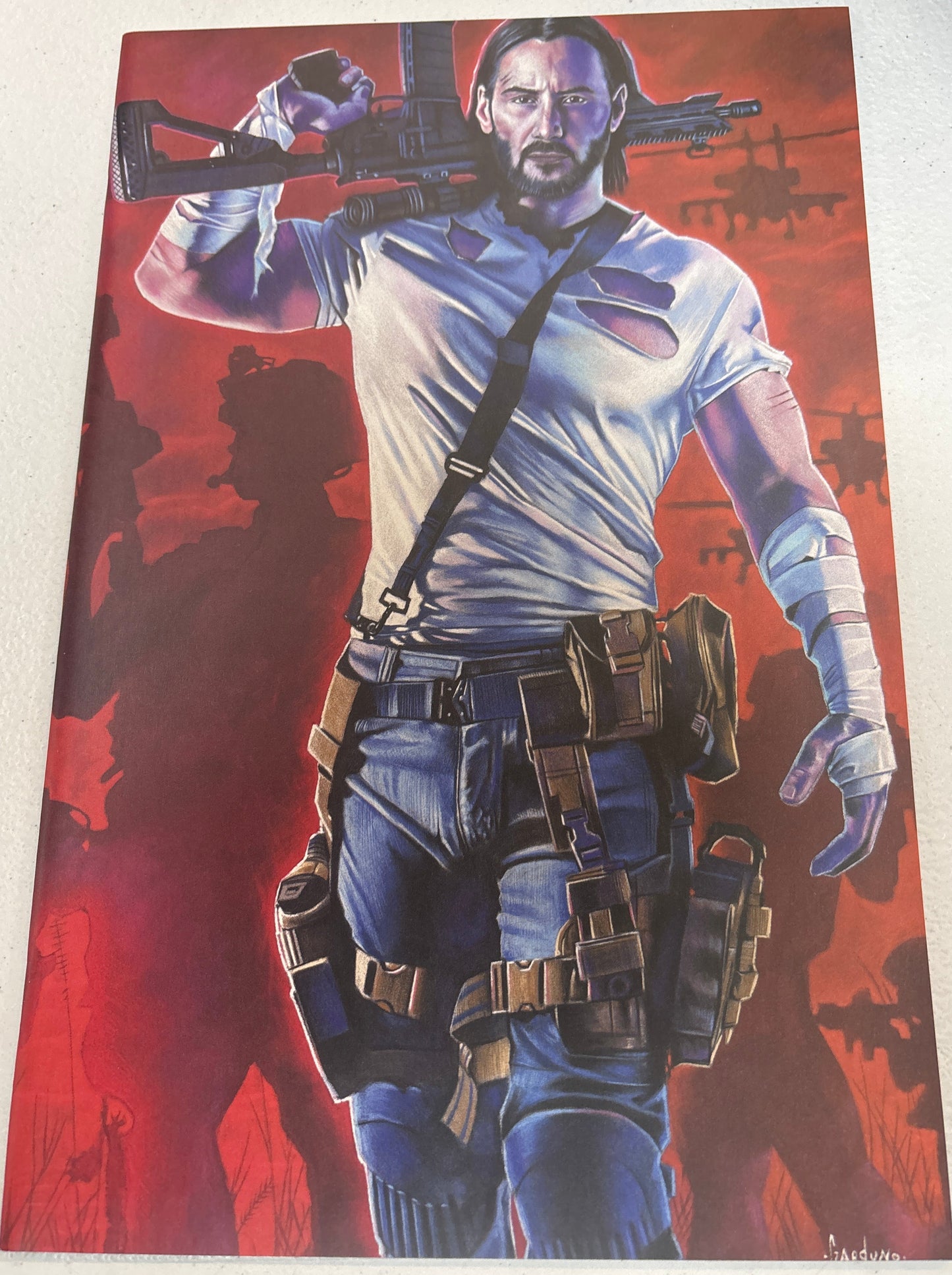 BRZRKR #1 VICTOR GARDUNO KEANU REEVES VIRGIN VARIANT