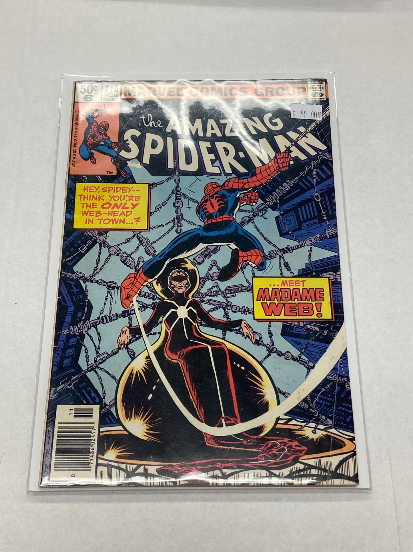 MARVEL COMICS THE AMAZING SPIDER-MAN 210 NOV 20457