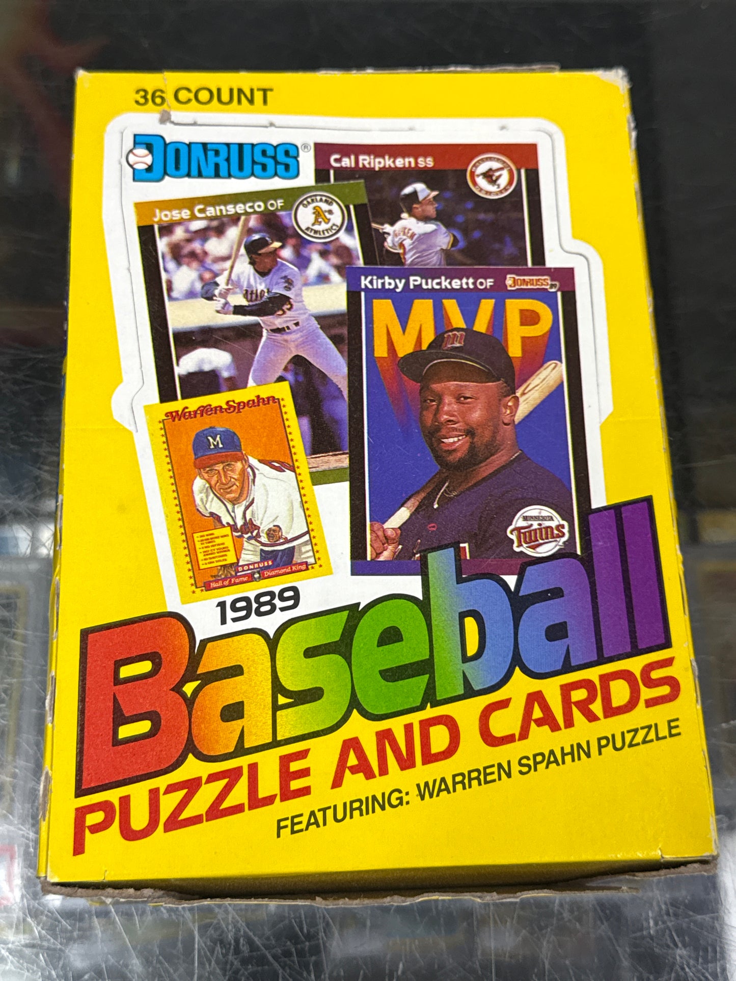 1989 DONRUSS BASEBALL WAX BOX