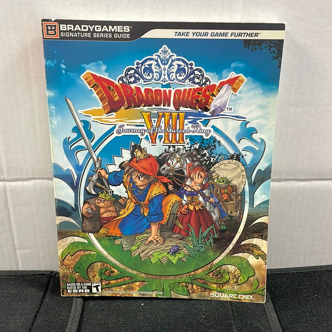 DRAGON QUEST VIII JOURNEY OF THE CURSED KING BRADY GAMES SIGNATURE SERIES GUIDE (COMPLETE)