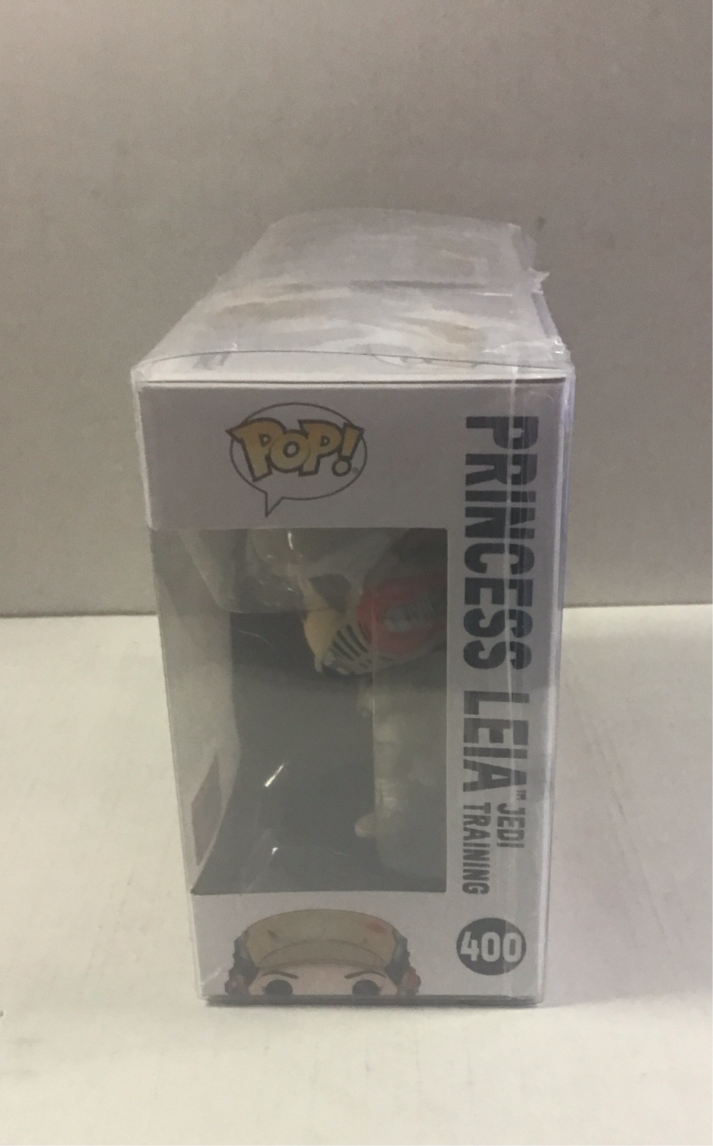 NYCC 2020 LIMITED EDITION STAR WARS JEDI TRAINING FUNKO POPS 2x (#399 LUKE SKYWALKER & #400 PRINCESS LEIA) HTF ~ IN PROTECTOR