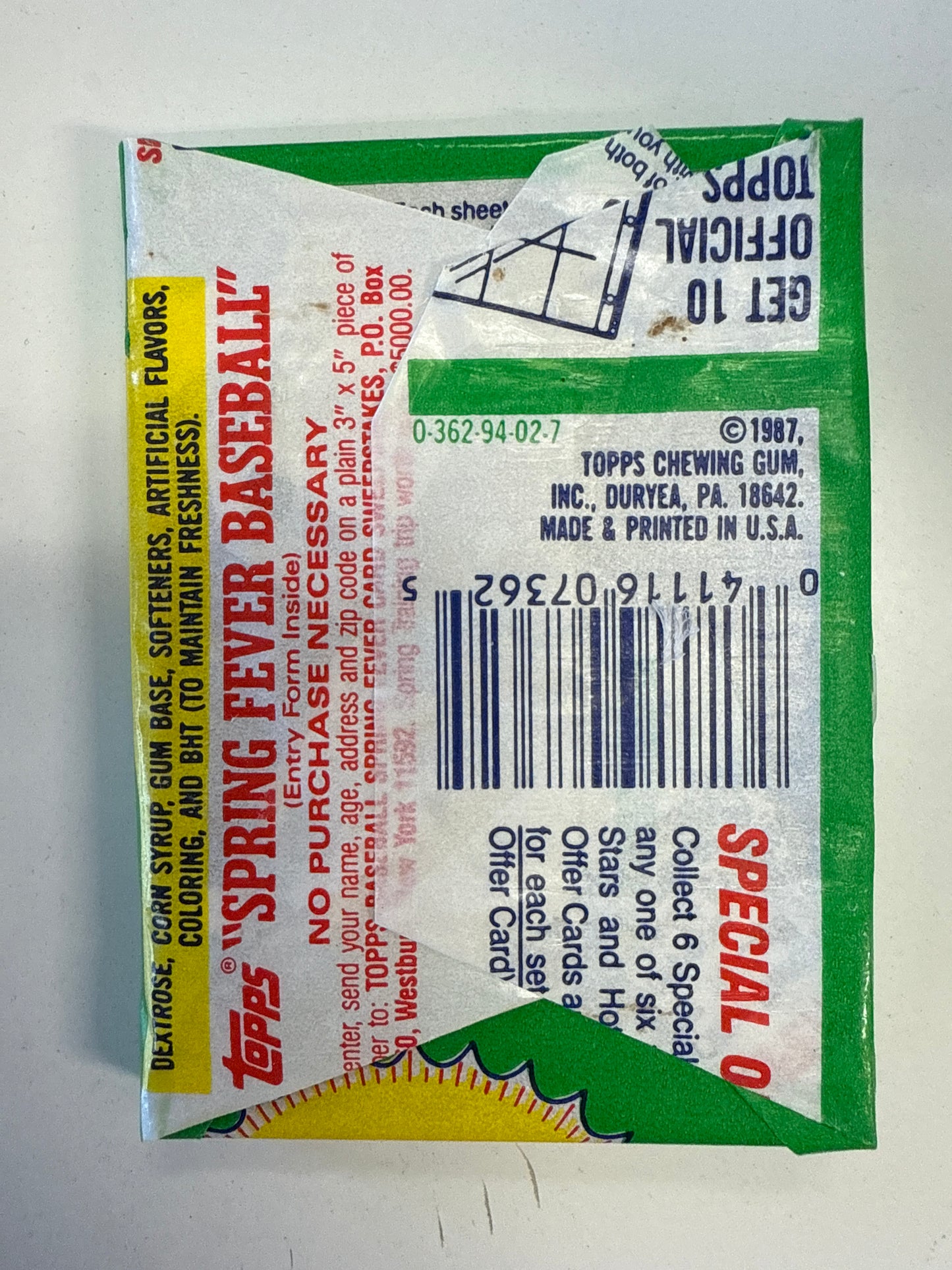 TOPPS 1987 MAJOR LEAGUE BASEBALL CARDS packs