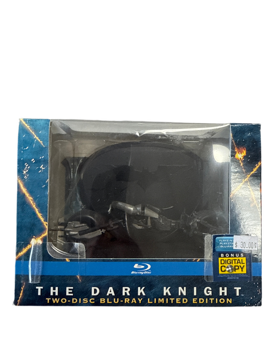 DC COMICS THE DARK KNIGHT BLU RAY LIMITED EDITION WITH BATCYCLE