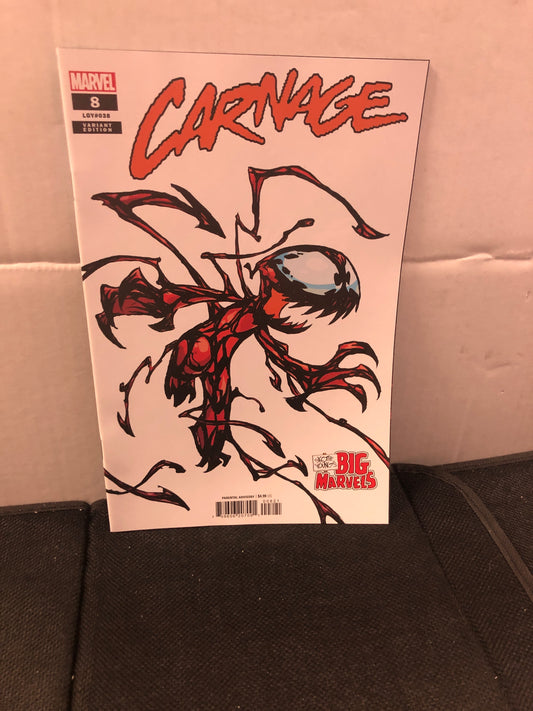 MARVEL COMICS CARNAGE 8 VARIANT