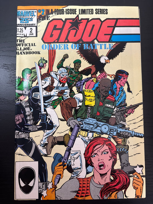 MARVEL 25TH ANNIVERSARY G.I. JOE ORDER OF BATTLE #2