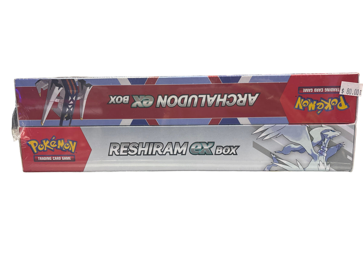 POKÉMON ARCHALUDON EX BOX & RESHIRAM EX BOX