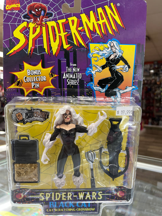 MARVEL SPIDER-MAN SPIDER-WARS BLACK CAT CAR SCRATCHING CROSSBOW