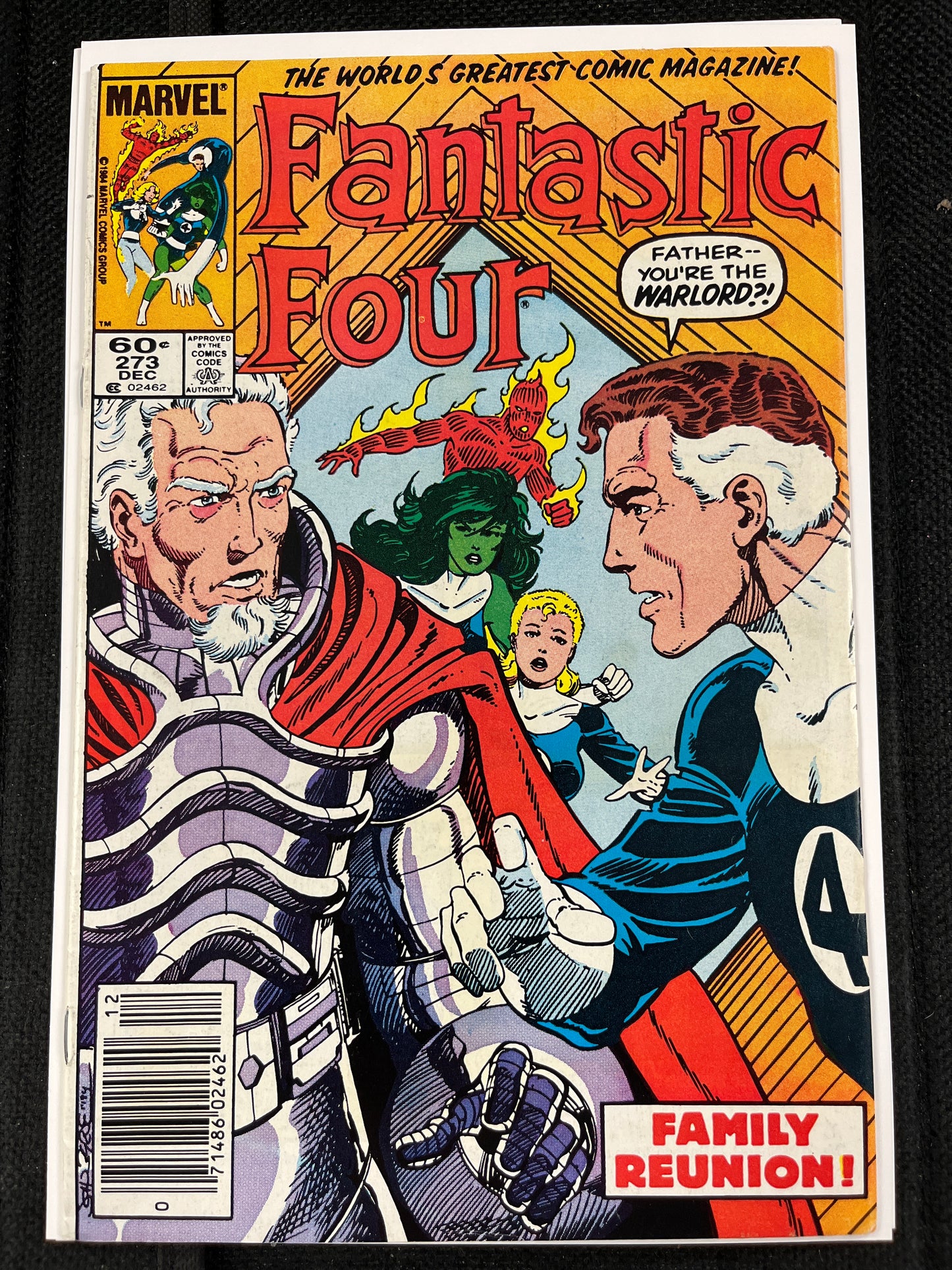 FANTASTIC FOUR #273 VF NEWSSTAND (1984, 1ST APPEARANCE NATHANIEL RICHARDS!)