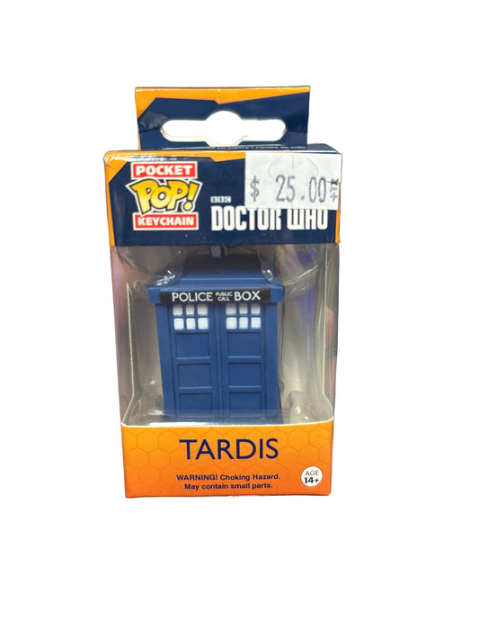 POCKET POP KEYCHAIN BBC DOCTOR WHO TARDIS