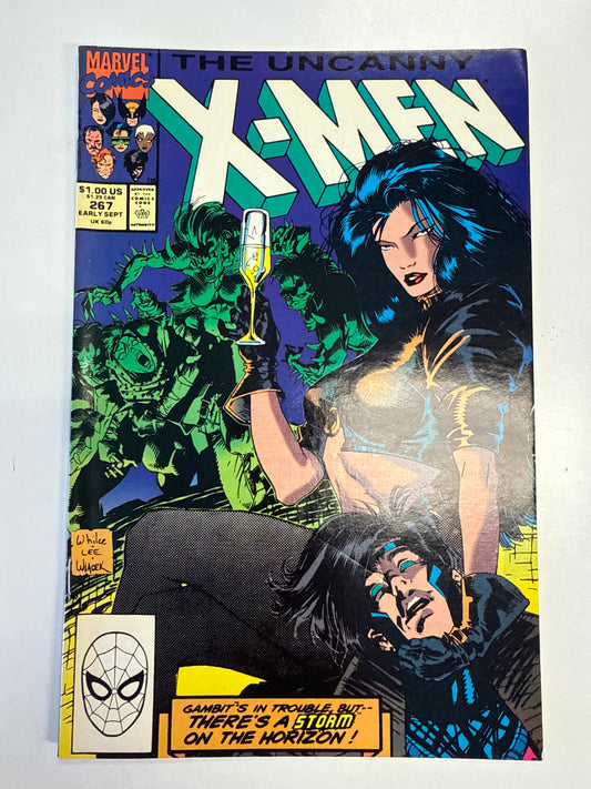 MARVEL COMICS UNCANNY X-MEN #267 JIM LEE COVER