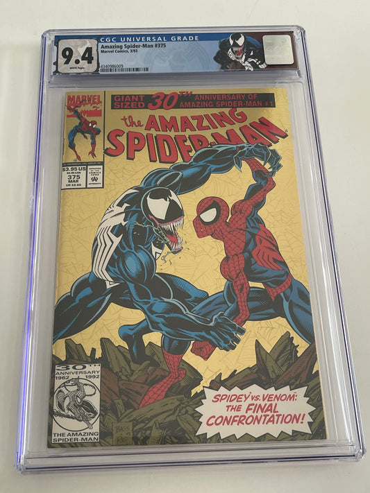 MARVEL COMICS AMAZING SPIDER-MAN #375 CGC 9.4